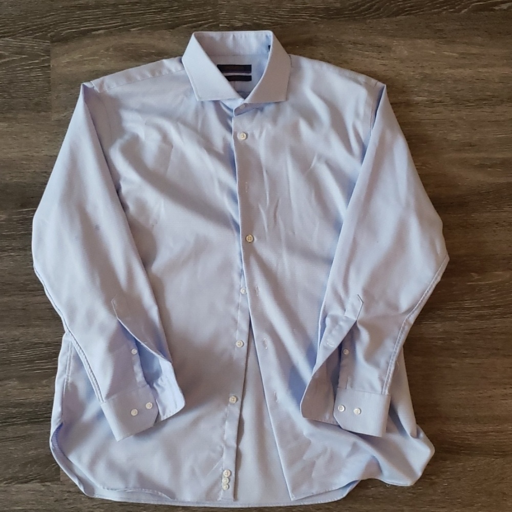 Broletto Slim Fit Dress Shirt 16.5 32 x 33